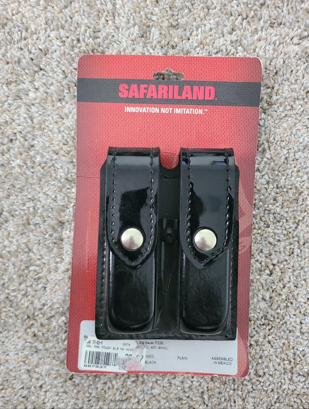 Black Double Magazine Pouch